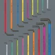 Wera Big Pack Multicolour Set 1 Hex and TORX Key Set, 18 Pieces