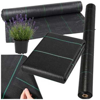 DIVODV Black Weed Control Fabric 70g/m² 1x20m