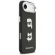 Karl Lagerfeld iPhone Air Case Grained Karl & Choupette Pins, Black