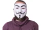 Guy Fawkes Mask V for Vendetta Anonymous Halloween Costume, White