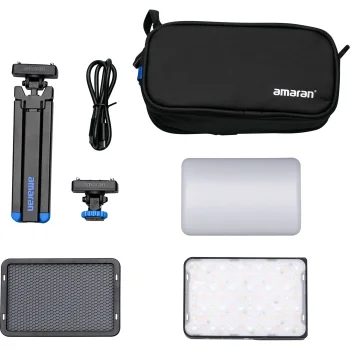 Amaran Ace 25c Kit RGBWW LED Video Light, Charcoal
