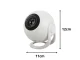 4K Galaxy and Star Projector with Remote Control and 12 Slides, White