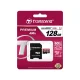 Transcend microSDXC 128GB Class 10 UHS-I 400x Memory Card + SD Adapter