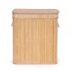 Modernhome Bamboo Laundry Basket, 100L, 2 Compartments