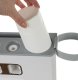 Automatic Dispenser for Two Toothpastes with Cup and Holder for Bathroom