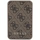 Guess Powerbank 5000mAh 15W 4G Leather Metal Logo, Brown