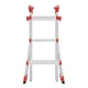 Multi-Purpose Ladder Hailo M80 4x3, Silver
