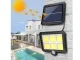 Outdoor Garden Light Solar Night Lamp with Motion and Twilight Sensors, 120 LED