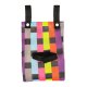 Bicycle / Scooter Handlebar Bag with Phone Pocket, Colorful Plaid