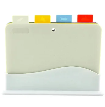 Cutting Board Set with Stand (4 Pcs)
