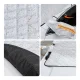 LTC Windshield Snow Cover for Ice and Frost with Mirror Pockets 235cm, silver