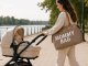 Mommy Bag 3-in-1 Diaper Bag with Organizer and Cosmetic Pouch, Brown