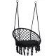 Sofotel BOHO Hammock Chair Hanging Swing for Patio and Garden, Black