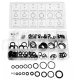 Oil-Resistant O-Ring Assortment Set, 225 Pcs, Black