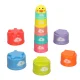 Educational Stacking Cups Bath Toy Bibi-inn, 11 Pieces