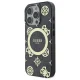 Guess iPhone 16 Pro Max Case IML Peony On 4G Background MagSafe, Black