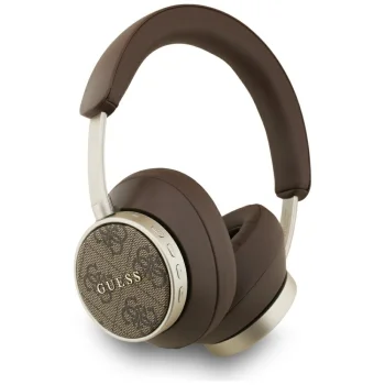 Guess 4G Classic Logo wireless on-ear headphones, brown