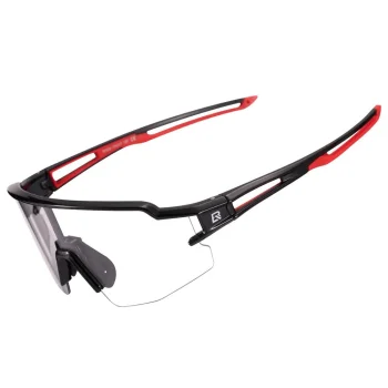 Rockbros 10173 Photochromic Cycling Glasses, Black/Red