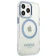 Apple iPhone 13 Pro 6.1\'\' Guess Metal Outline Magsafe Case Cover, Blue