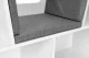 Ecotoys ZKB-5W Kids Storage Shelf with Seat, White