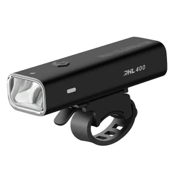 Priekinis dviračio žibintas Rockbros RHL400 400 lm USB-C, juodas