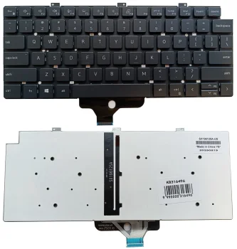 Keyboard for Dell Latitude 5320, 5330, 5340, 7320, 7330, Backlit, US, Black
