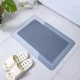 Quick-Dry Bathroom Mat Rug, Gray
