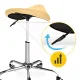 4FIZJO ERGO Swivel Saddle Massage Stool, Beige