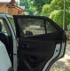 Car Window Mosquito Nets & Sunshades, 2 Pcs, Black