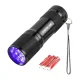 UV Flashlight Set Lepro O1100007-2 395nm 9 LEDs 2 Pack