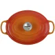 Le Creuset Signature Oval Cast Iron Casserole 27 cm 4.1 L Volcanic