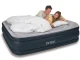 Intex 64136ND Double Airbed with Electric Pump, 203x152x42 cm, Blue/Grey