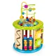 Ecotoys Wooden Educational Cube with Games and Blocks