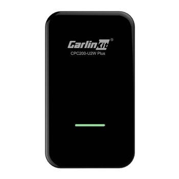 Carlinkit CPC200-U2W Plus Wireless Apple CarPlay Adapter, Black