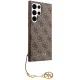 Guess GUHCS23LGF4GBR S23 Ultra S918 brown/brown hardcase 4G Charms Collection