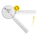 4FIZJO Transparent Goniometer for Range of Motion Measurement 20 cm