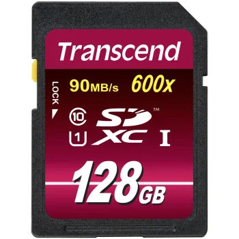 Transcend SDXC 128GB Class 10 UHS-I 600x Ultimate Memory Card