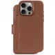 Decoded Leather Detachable MagSafe Wallet Case for iPhone 16 Pro Max, Brown