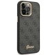Guess iPhone 14 Pro Max vāciņš 4G Vintage Gold Logo, melns