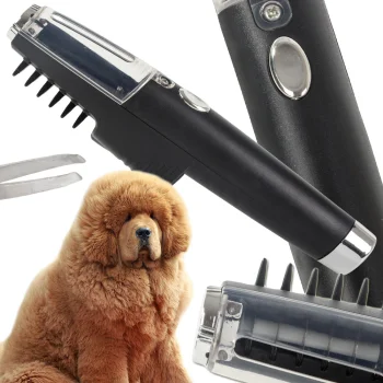 Electric Detangling Comb for Dogs and Cats, Black