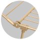 Massido Debora Folding Clothes Drying Rack 19 m, Gold