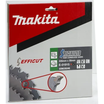 Circular Saw Blade Makita EFFICUT E-01915 235x30mm, 24T for Wood