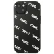 Karl Lagerfeld Allover Case for iPhone 13 mini, Black