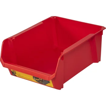 Stanley STST82745-1 Open-Front Storage Bin 5, Red