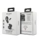 Guess TWS Bluetooth Headphones with 4G Docking Station GUTWSJL4GBK, Black