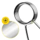 4Fizjo Spring Collars for 50 mm Olympic Barbell, 2 pcs, Silver