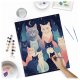 Massido Paint by Numbers Canvas 40x50 cm - Charming Cats Art Kit