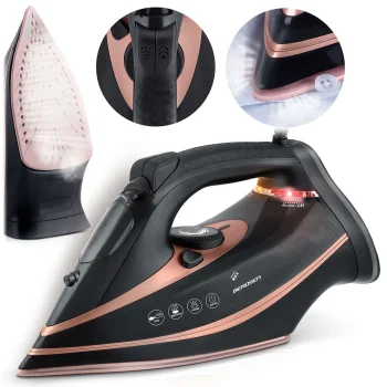 Berdsen Bd-332 Steam Iron, 3000W, Ceramic Soleplate