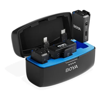 BOYA BOYAMIC 2-02 Wireless Microphone System 2.4 GHz USB-C - Black