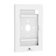 Maclean MC-950 W Tablet Advertising Enclosure Mount with Lock 12.4\"-13\", VESA 75x75, White